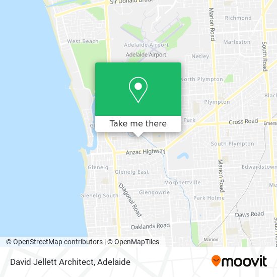 David Jellett Architect map