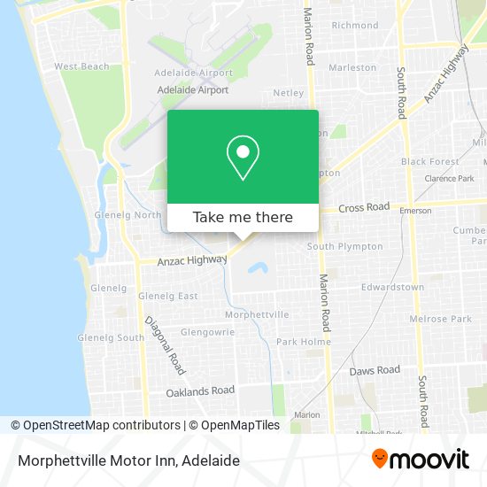 Morphettville Motor Inn map