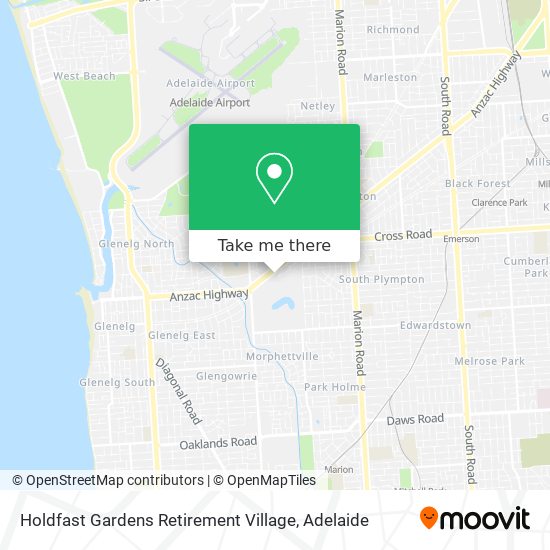 Holdfast Gardens Retirement Village map