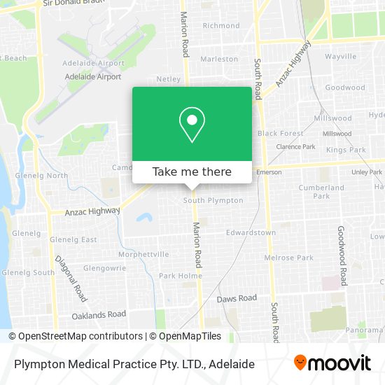 Plympton Medical Practice Pty. LTD. map