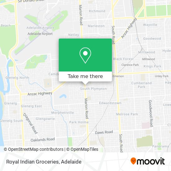 Royal Indian Groceries map