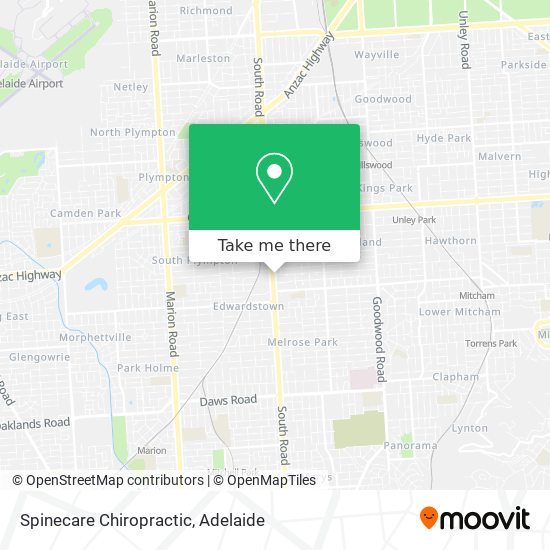 Spinecare Chiropractic map