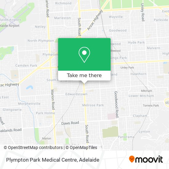 Plympton Park Medical Centre map