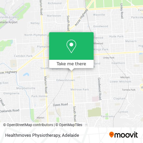 Healthmoves Physiotherapy map