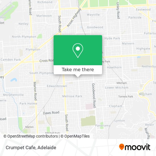 Crumpet Cafe map