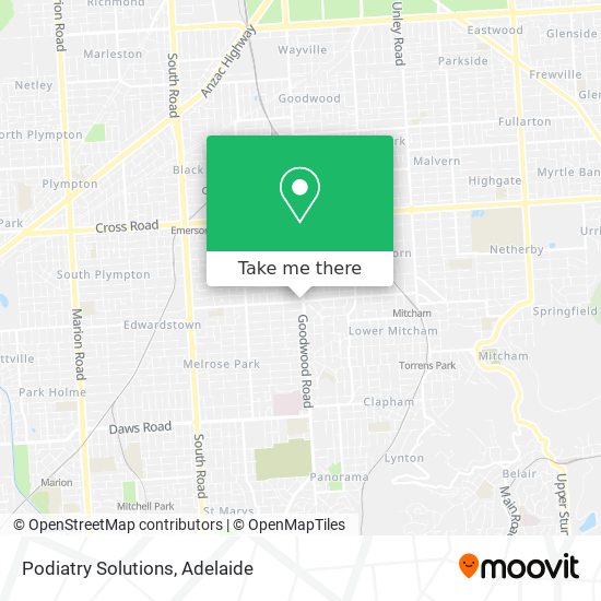 Podiatry Solutions map