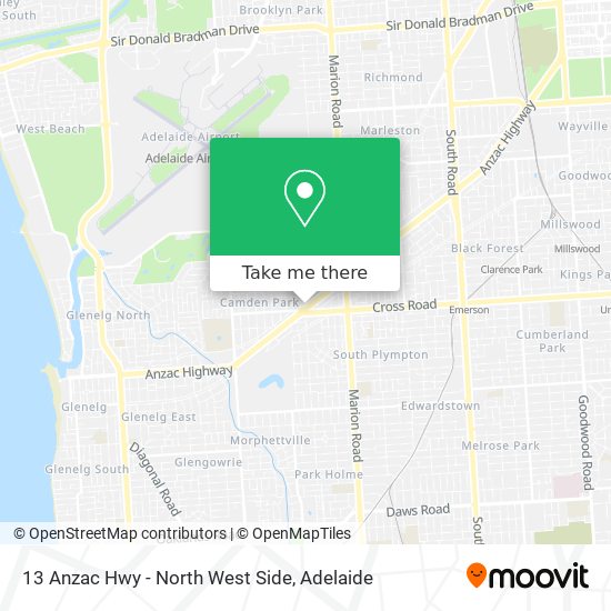 13 Anzac Hwy - North West Side map