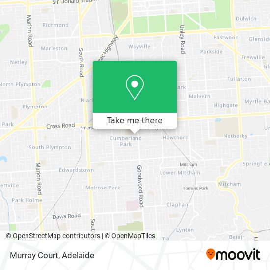 Mapa Murray Court