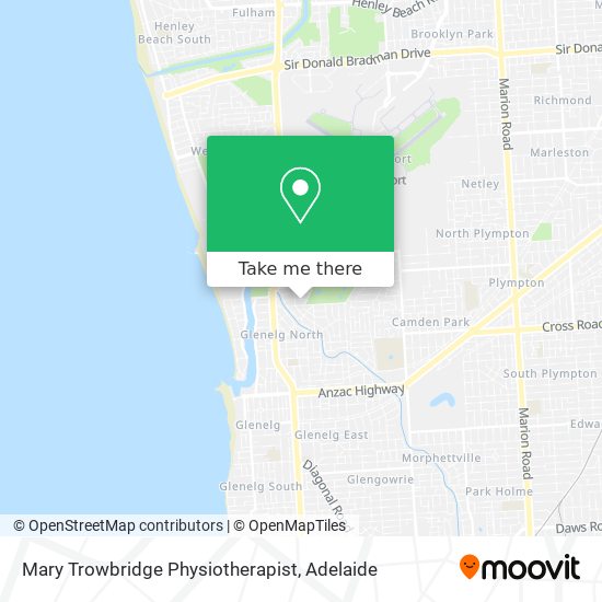 Mapa Mary Trowbridge Physiotherapist