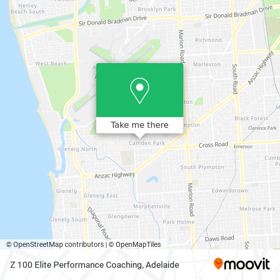 Z 100 Elite Performance Coaching map