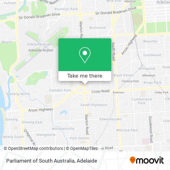 Parliament of South Australia map
