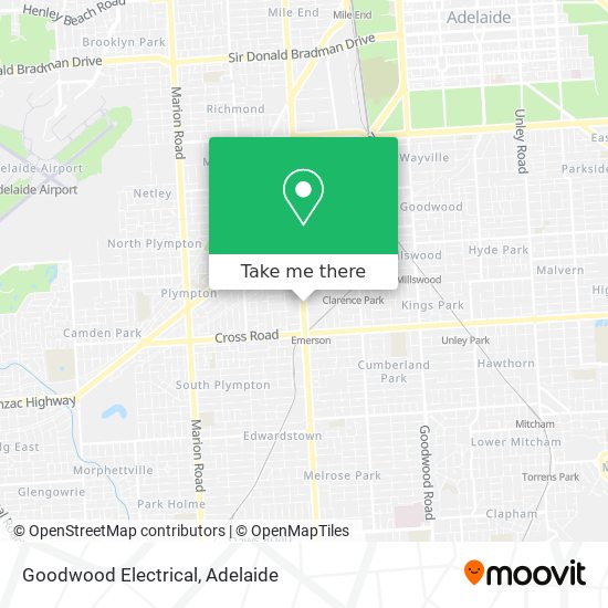 Goodwood Electrical map