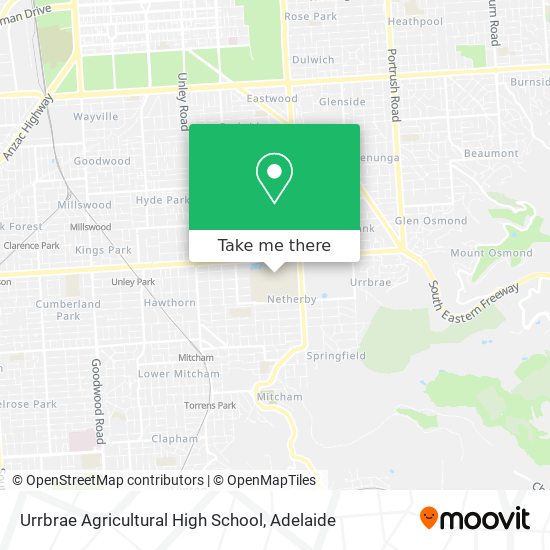 Urrbrae Agricultural High School map