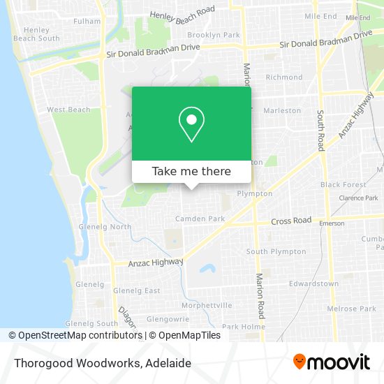 Mapa Thorogood Woodworks