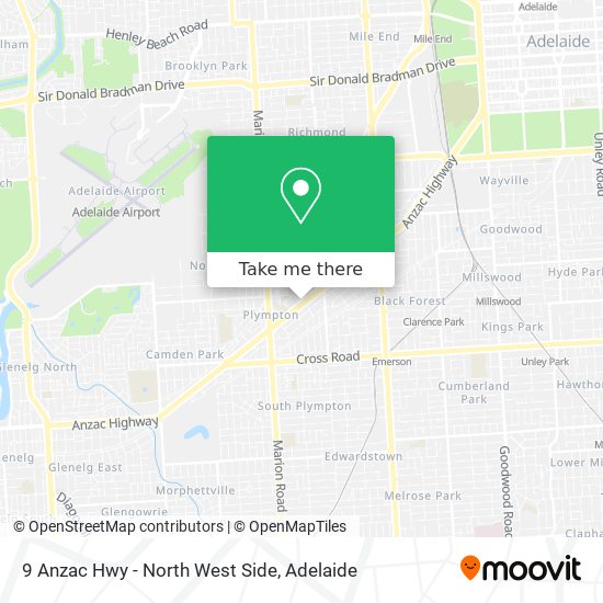 9 Anzac Hwy - North West Side map