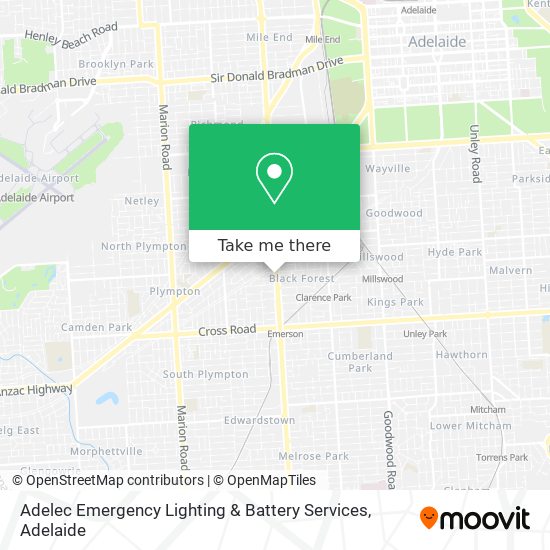 Adelec Emergency Lighting & Battery Services map