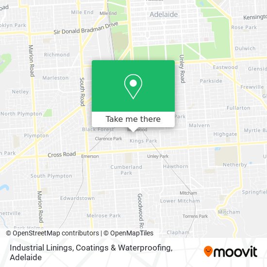 Industrial Linings, Coatings & Waterproofing map