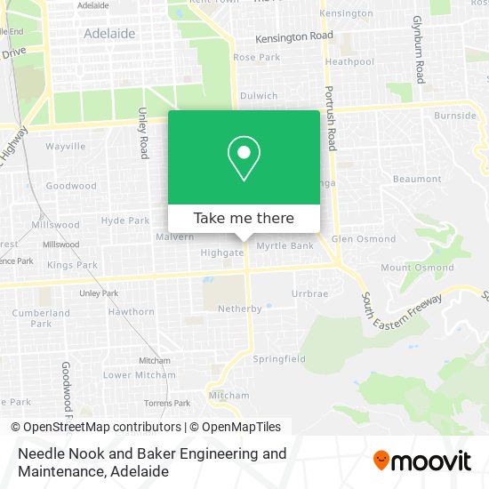 Needle Nook and Baker Engineering and Maintenance map
