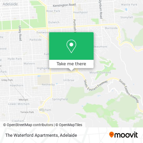 The Waterford Apartments map