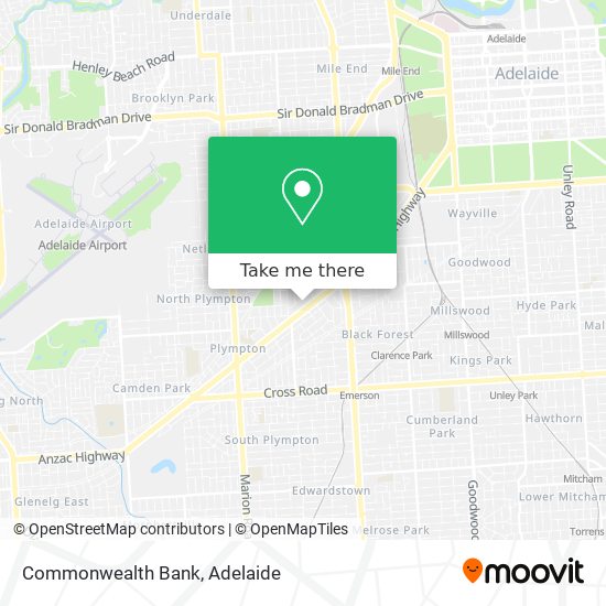 Commonwealth Bank map
