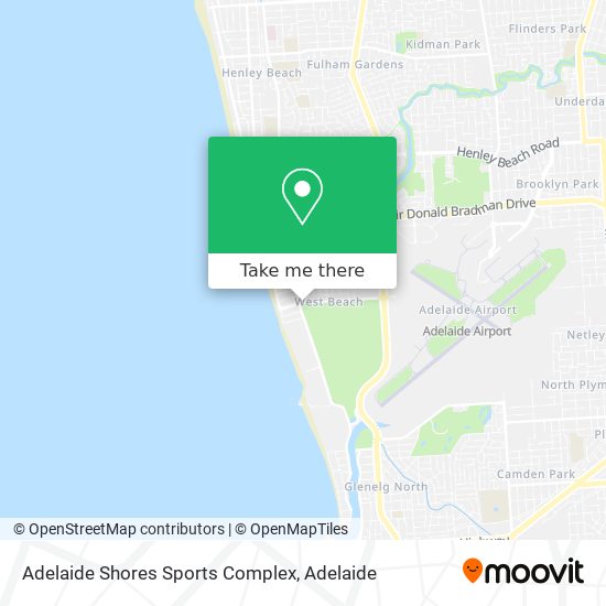 Adelaide Shores Sports Complex map