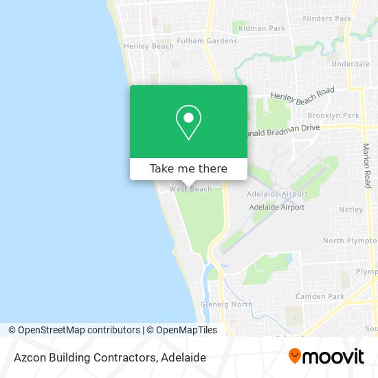 Azcon Building Contractors map