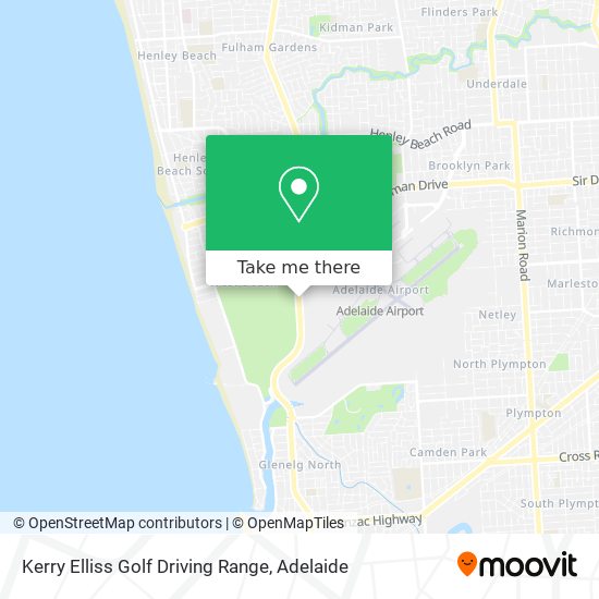 Mapa Kerry Elliss Golf Driving Range