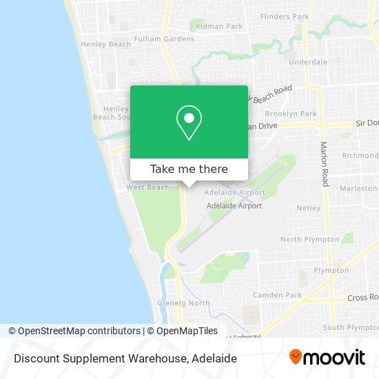 Discount Supplement Warehouse map