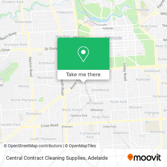 Central Contract Cleaning Supplies map