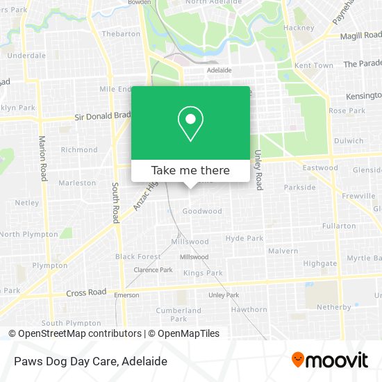 Paws Dog Day Care map