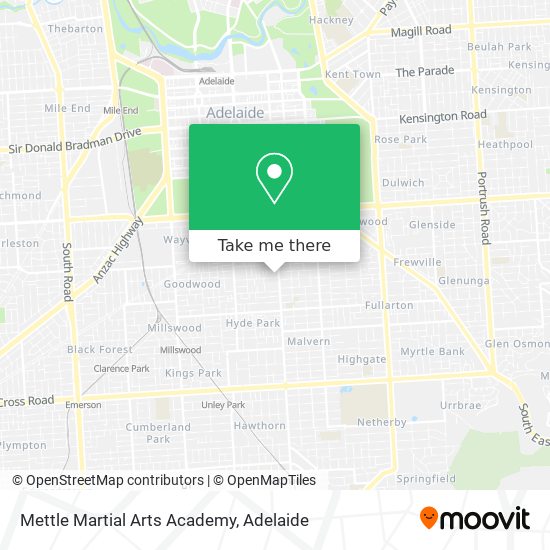 Mettle Martial Arts Academy map