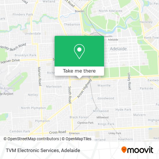 Mapa TVM Electronic Services