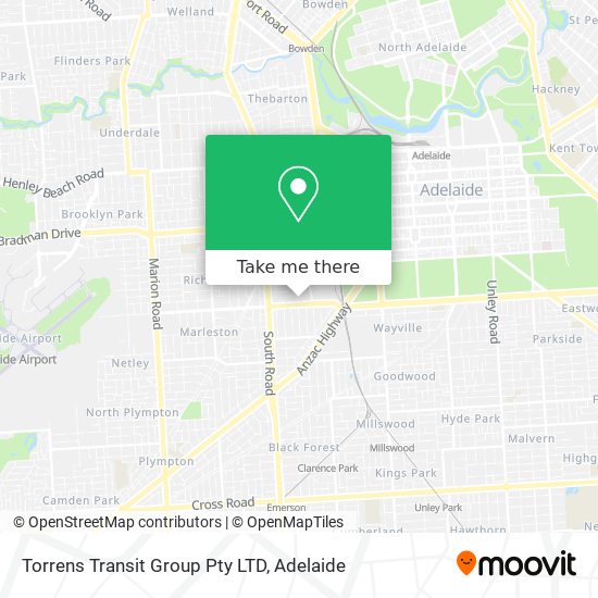 Torrens Transit Group Pty LTD map