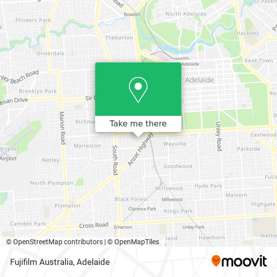 Fujifilm Australia map