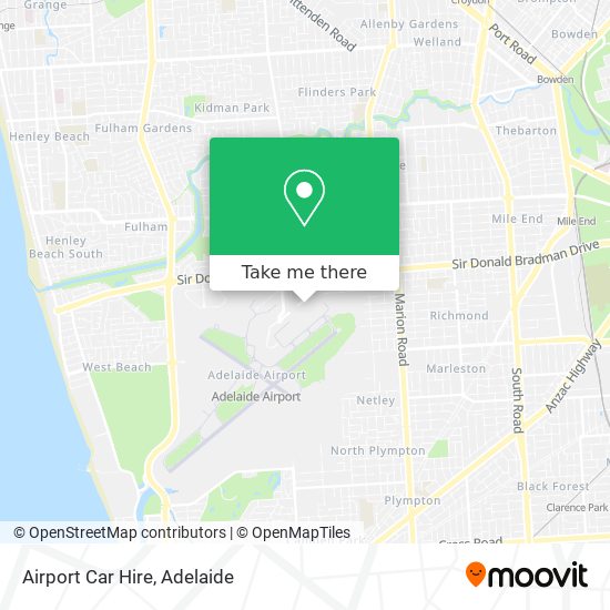 Mapa Airport Car Hire