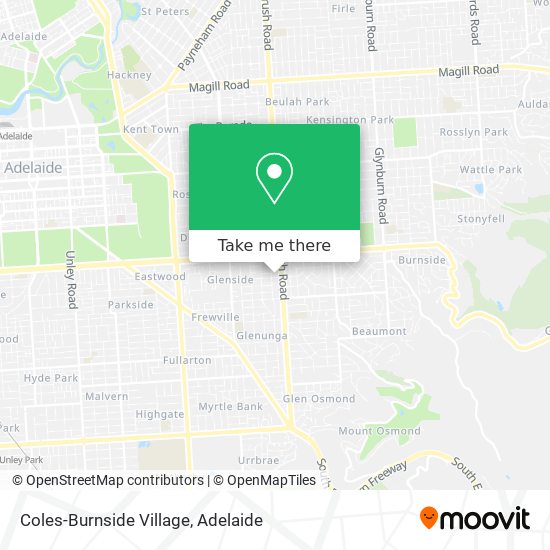 Coles-Burnside Village map