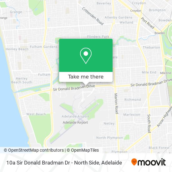 10a Sir Donald Bradman Dr - North Side map