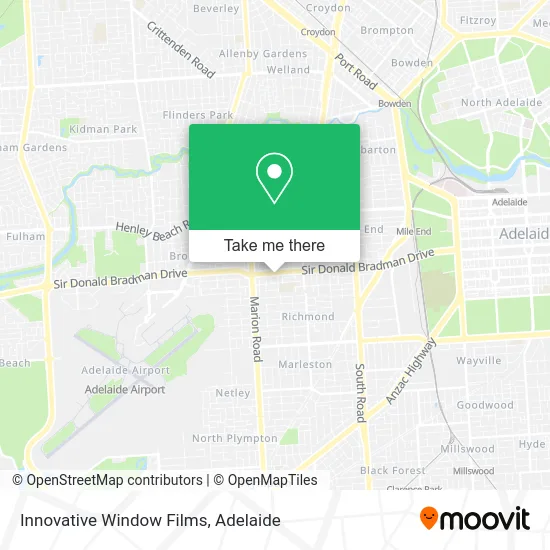 Mapa Innovative Window Films