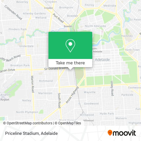 Priceline Stadium map