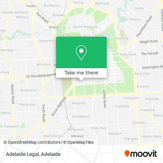 Adelaide Legal map