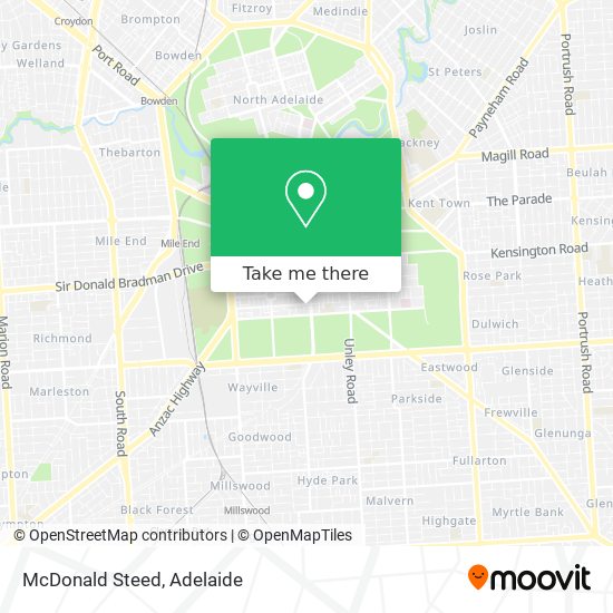 Mapa McDonald Steed