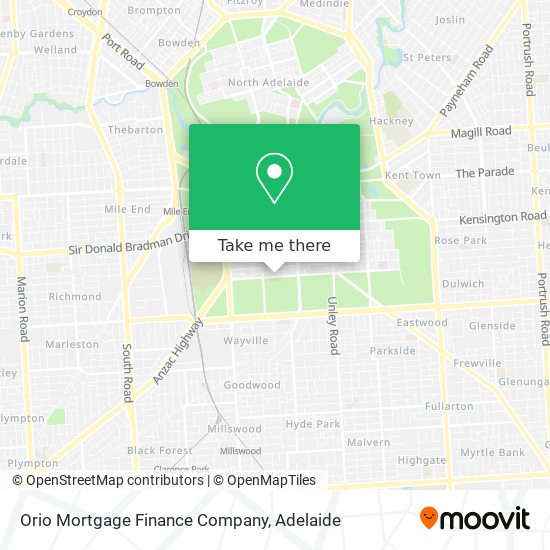 Orio Mortgage Finance Company map