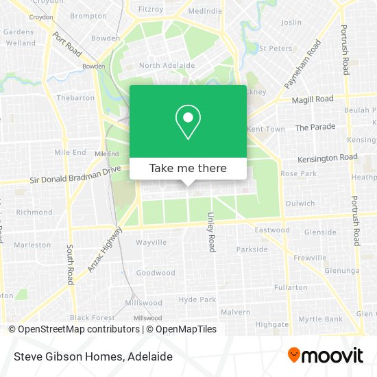 Steve Gibson Homes map