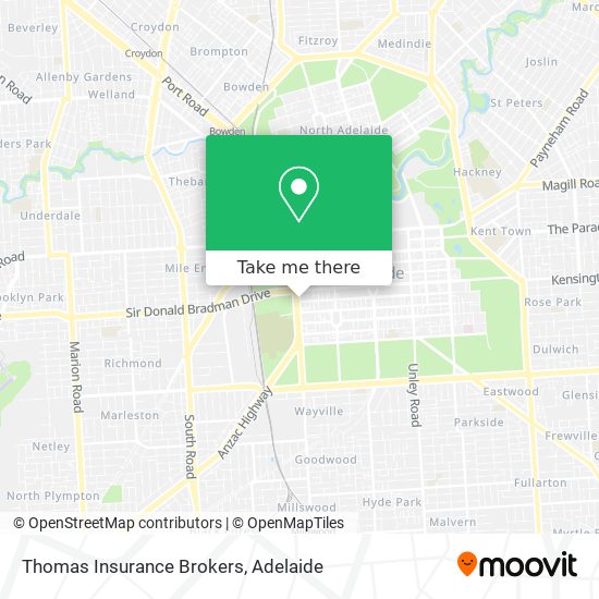 Mapa Thomas Insurance Brokers