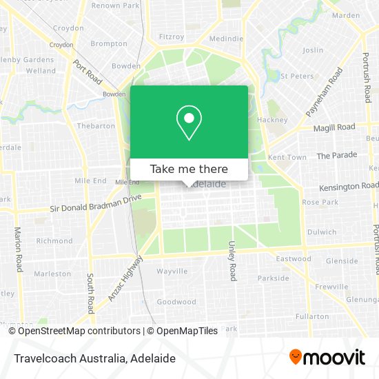 Travelcoach Australia map