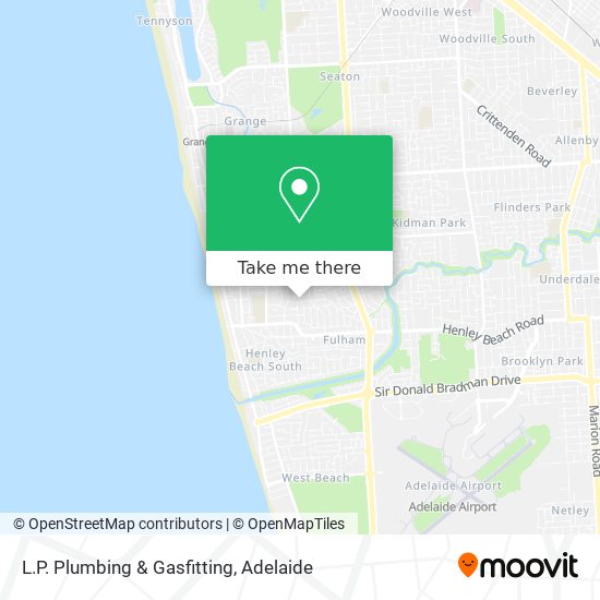 L.P. Plumbing & Gasfitting map