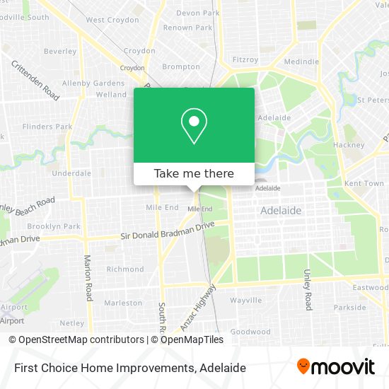 First Choice Home Improvements map