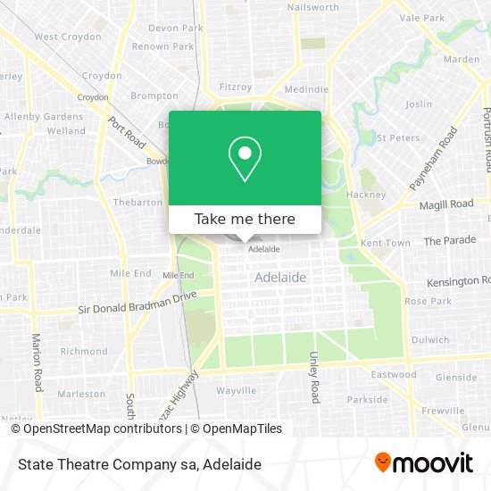 State Theatre Company sa map