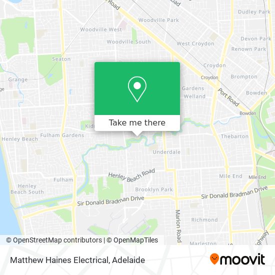 Mapa Matthew Haines Electrical
