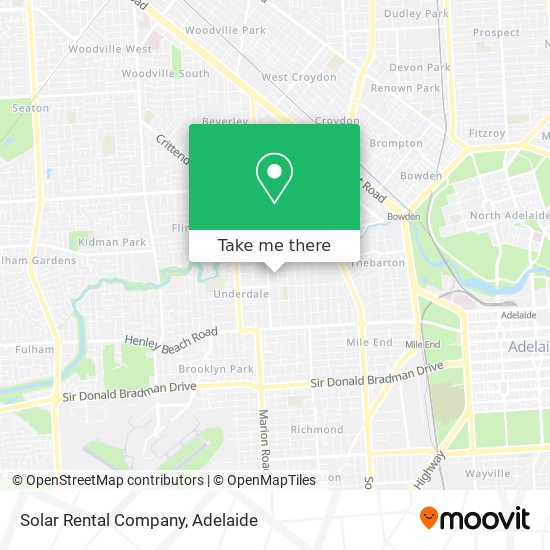 Solar Rental Company map